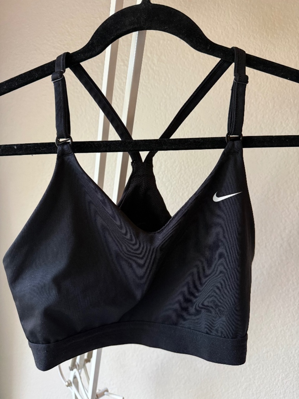 Nike Dri-Fit Black Sports Bra - Size L